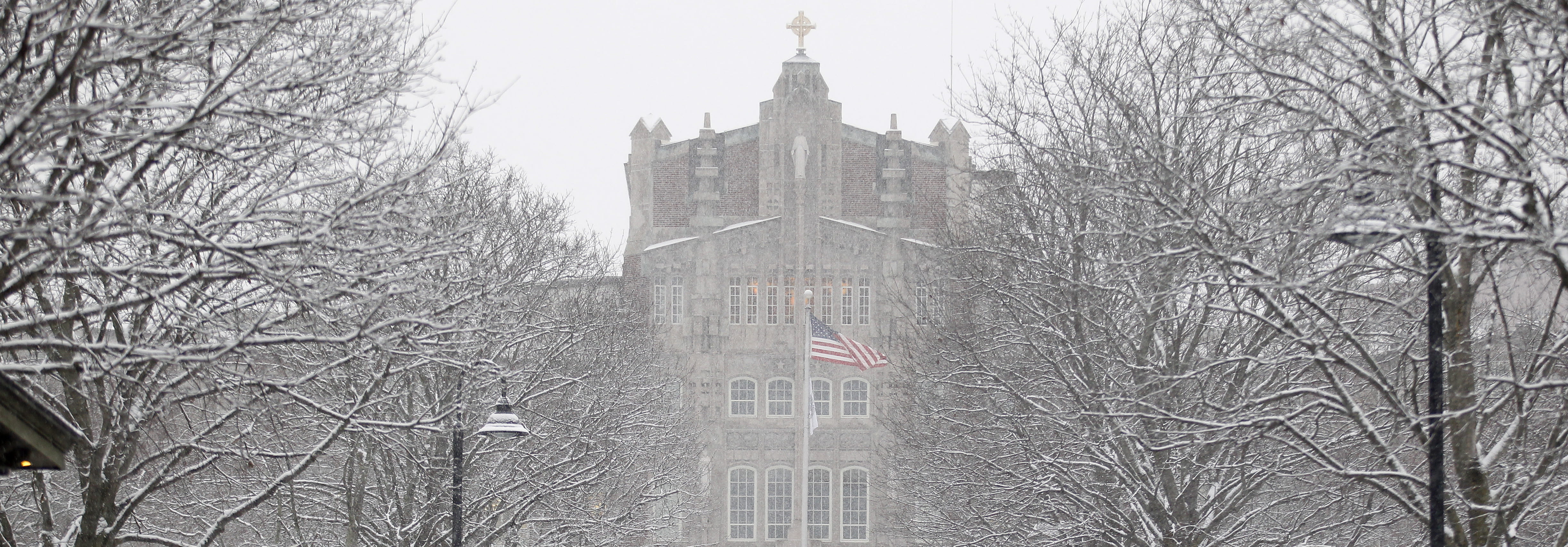 Providence College Office of the Registrar Harkins Flag Snow Banner