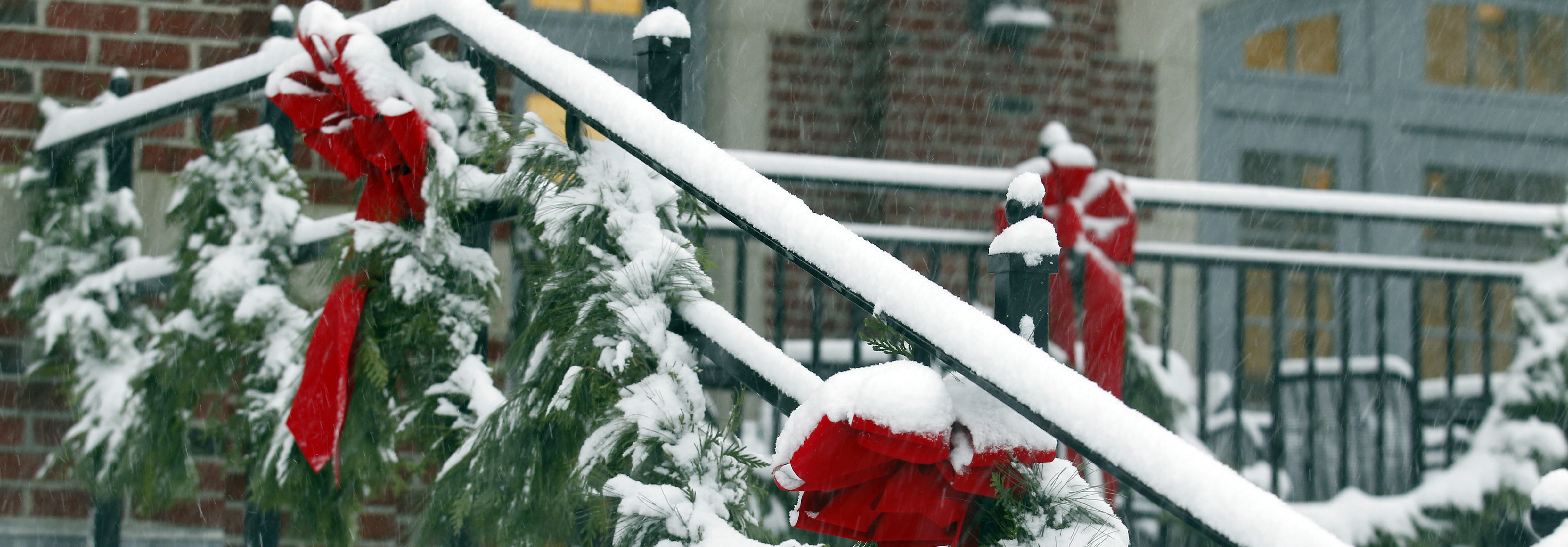 Providence College Office of the Registrar Reef Snow Stairs Banner