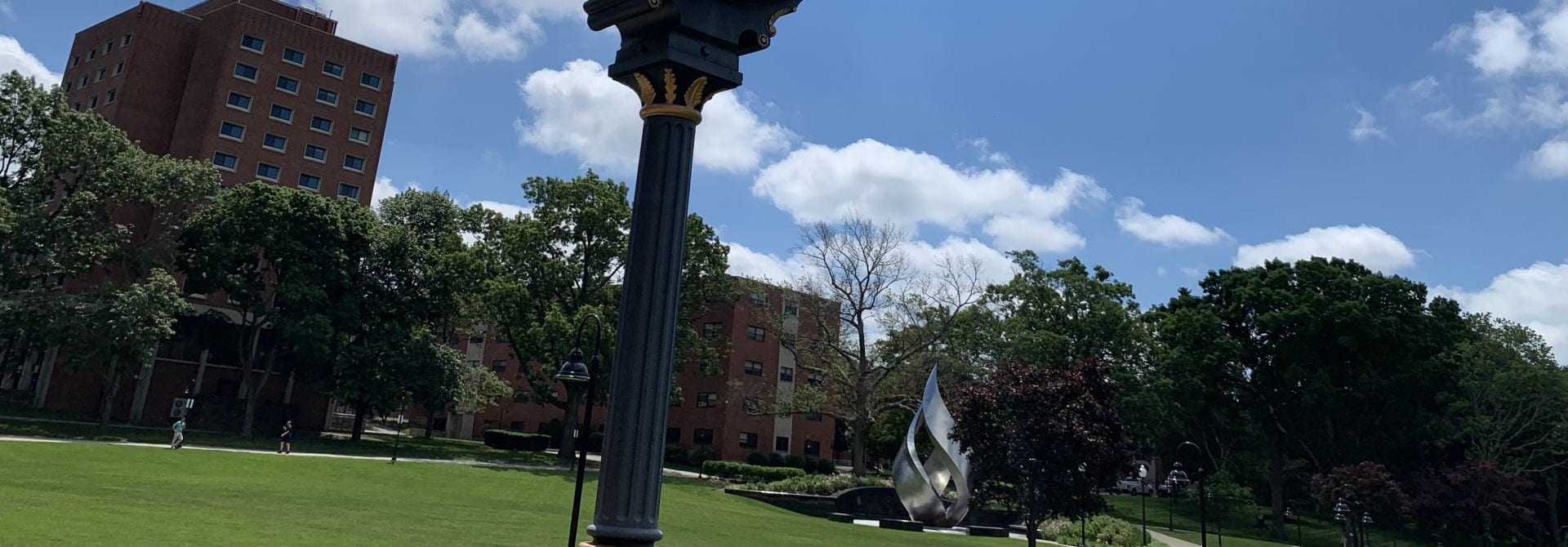 Providence College Office of the Registrar Summer Clock and Flame Banner