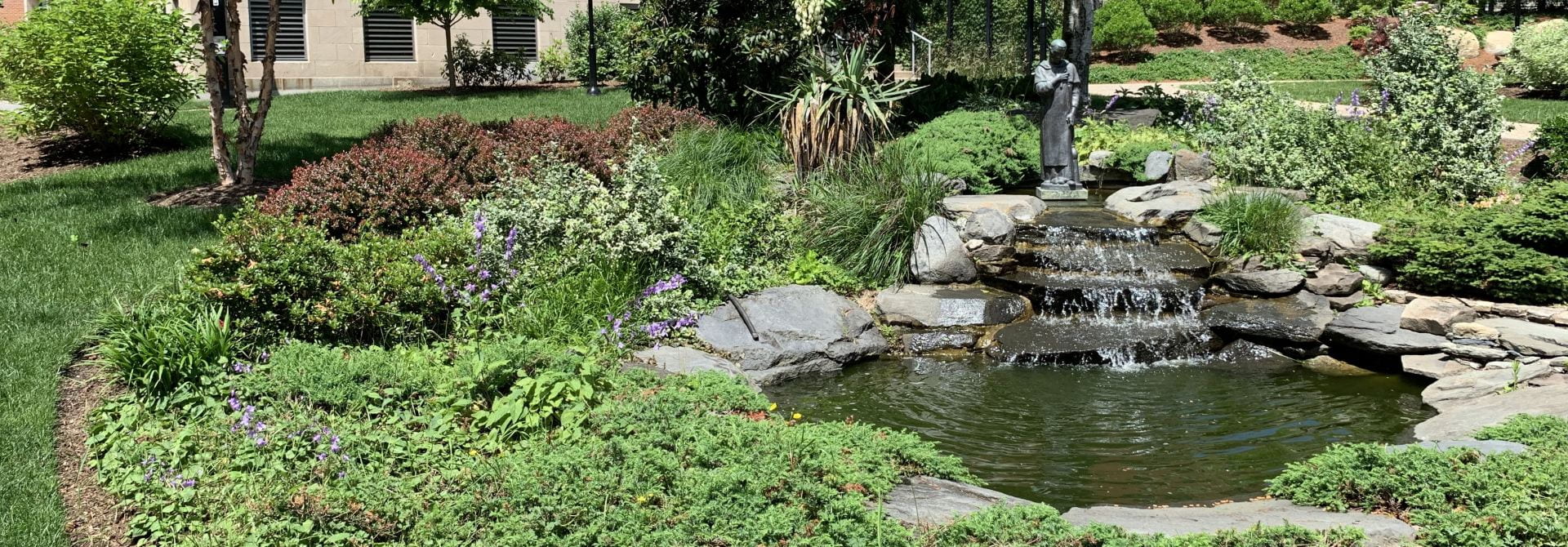 Providence College Office of the Registrar Summer Fountain Banner